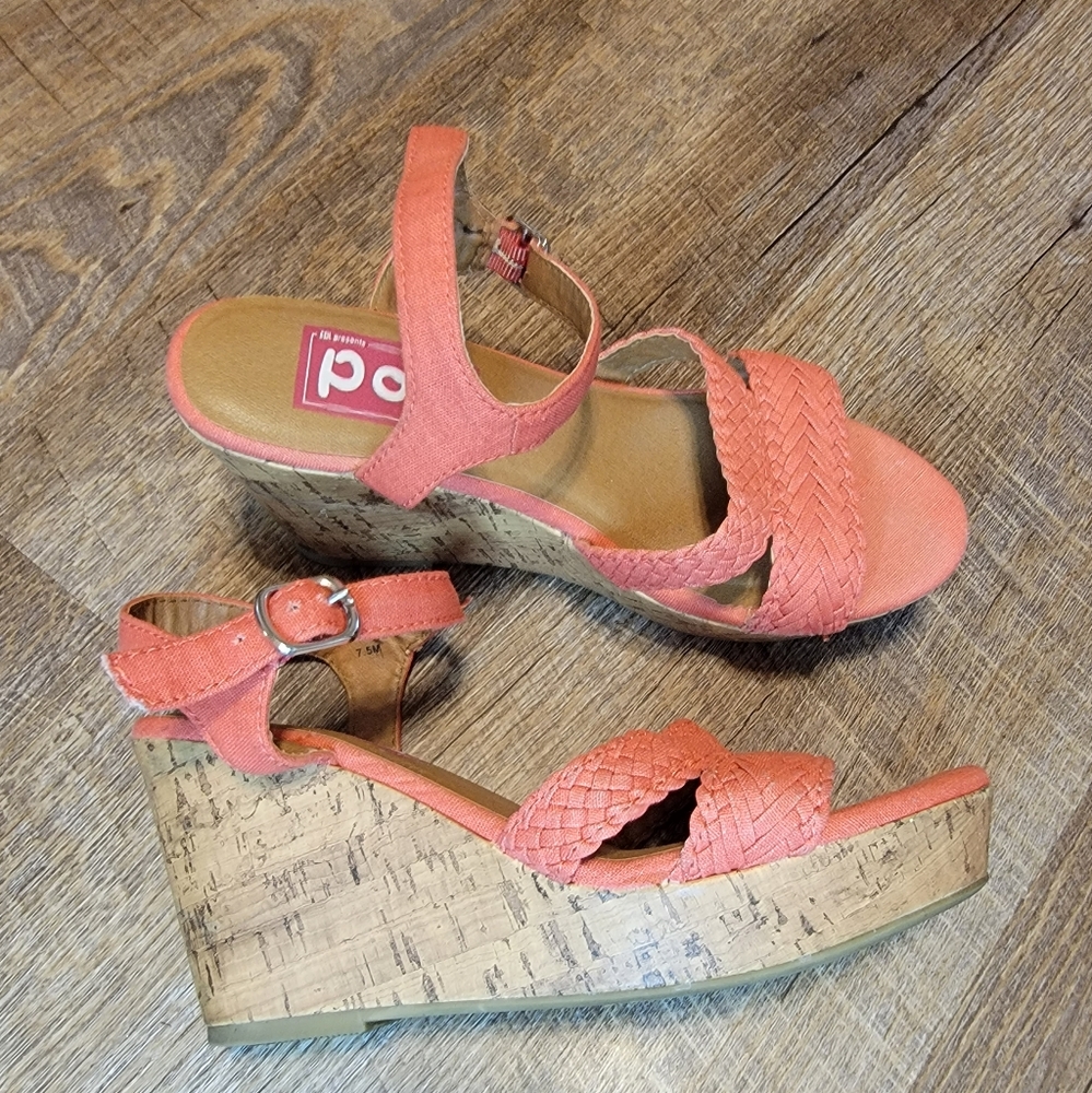 Womens 7.5 Pop EDL Wedges